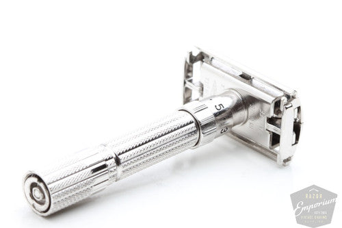 Gillette 1959 (E2) Fatboy Adjustable * Rhodium Revamp