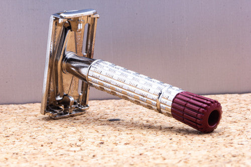 1955 A2 Gillette Heavy Red Tip Super Speed Safety Razor | Original Condition