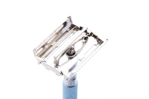 1963 I1 Gillette Lady Blue Star Double Edge Safety Razor | Original Condition