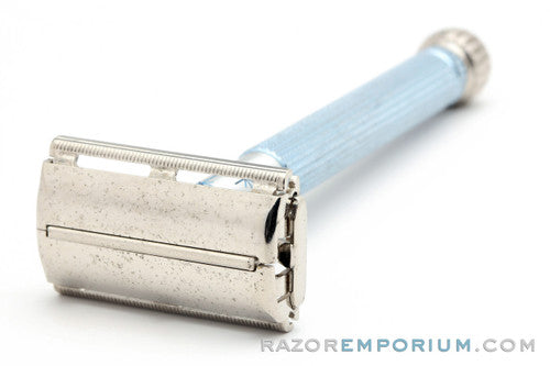 1965 Gillette Blue Star Lady Gillette DE Safety Razor K1