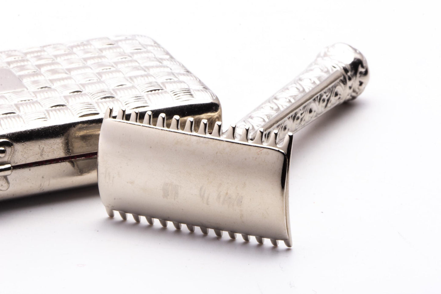 1908 Gillette ABC Pocket Edition with Floral Handle Set | Original Condition