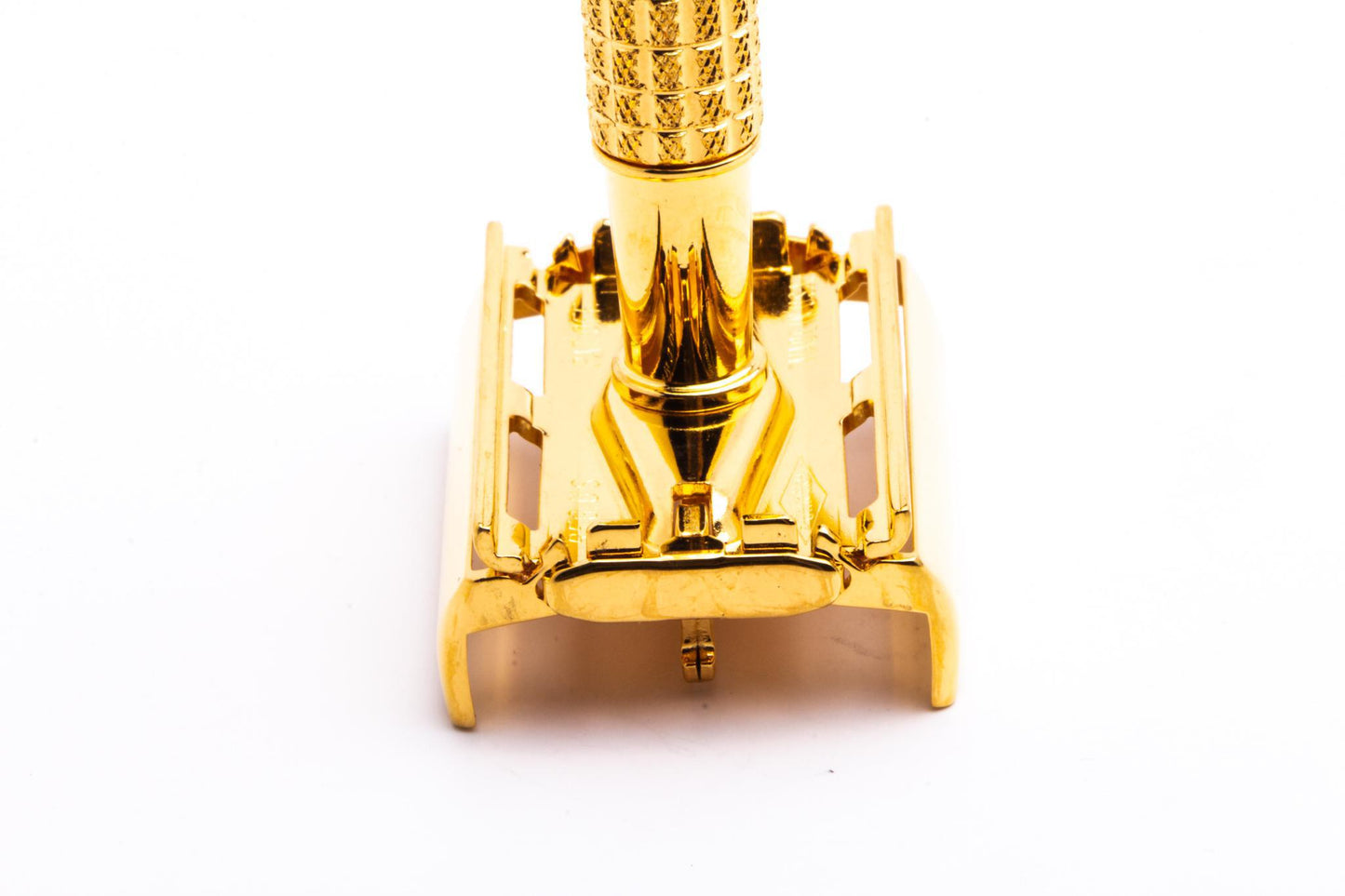 1966 L1 Gillette Flare Tip Super Speed DE Safety Razor | 24k Gold Revamp