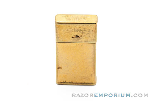 1914 Gillette Basketweave Pocket Edition - Old Type Shell (DE) Razor Set