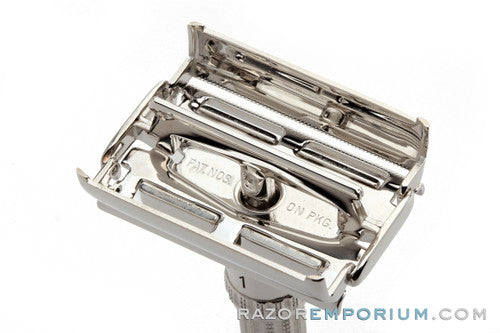 1962 Gillette Slim Adjustable Safety Razor H Rhodium Revamped