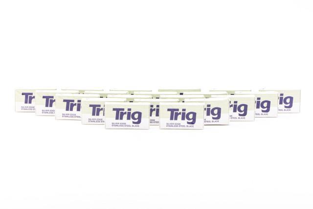 Trig Silver Edge Stainless Steel Double Edge (DE) Razor Blades