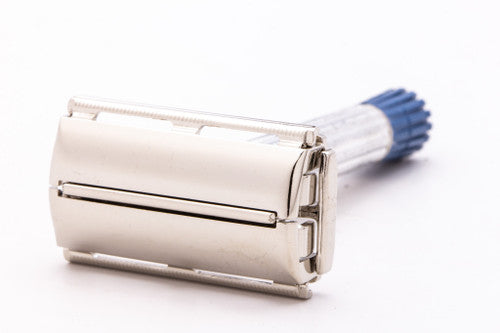 1957 C4 Gillette Light / Blue-Tip DE Super Speed Safety Razor
