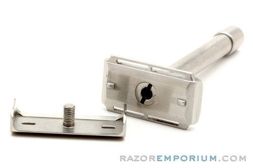 PILS 101NE Stainless Steel Matte Finish Double Edge Razor Revamp