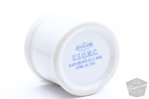 U.S.Q.M.C. 1941 WWII Military issued Porcelain Dish