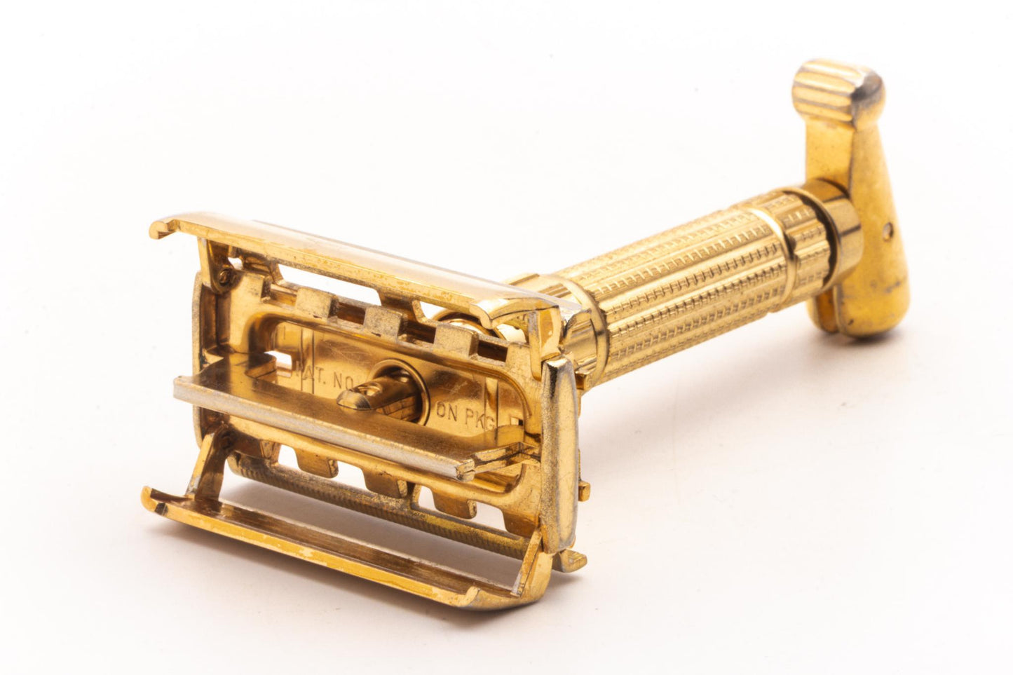 1960 F4 Gillette Adjustable Toggle Double Edge Safety Razor | Original Condition