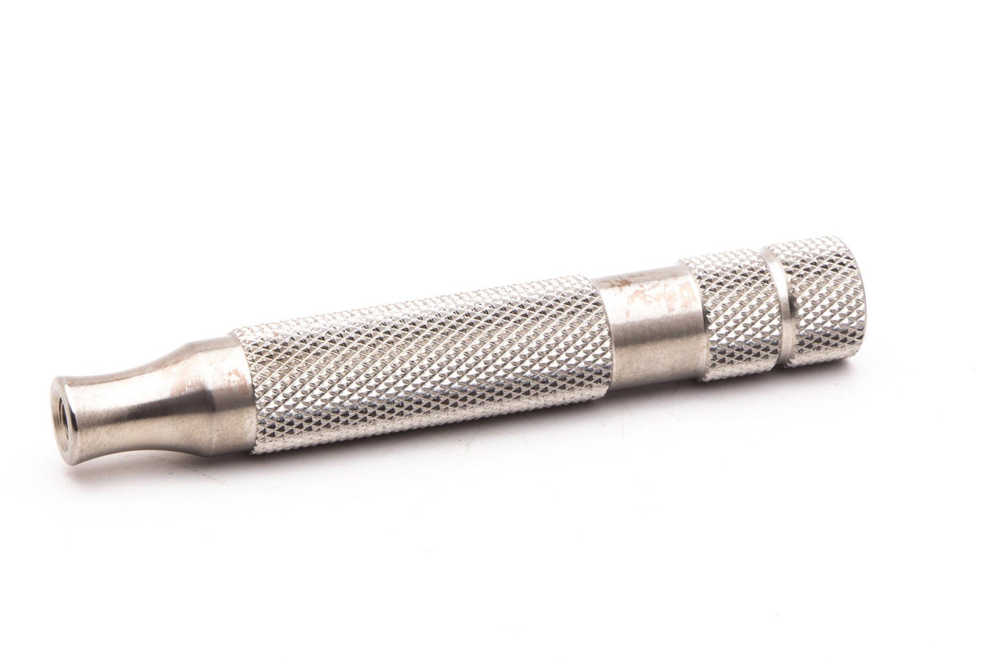 Heavy Knurled Double Edged Razor Handle | Universal Threading