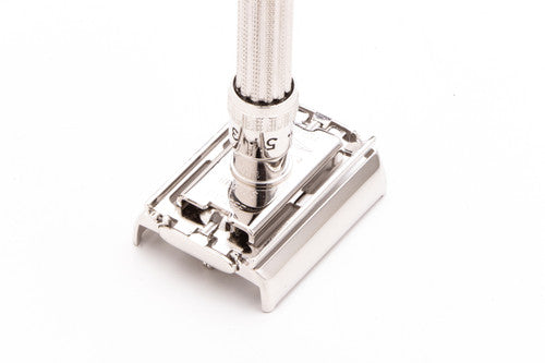 1964 J2 Gillette Slim Adjustable TTO Double Edge Safety Razor| Rhodium Revamp