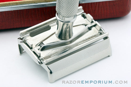 1950's Gillette British Heavy Duty HD Rocket Safety Razor Set