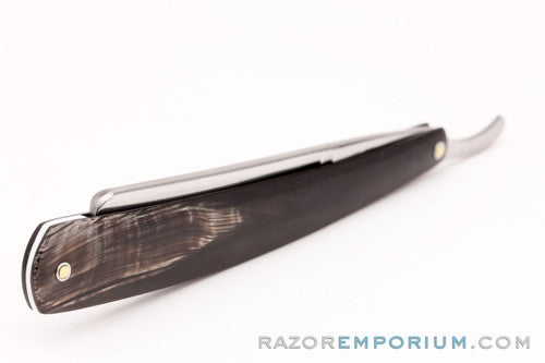 6/8" Wellington Hollow Ground Straight Razor | Custom Unique Horn Scales