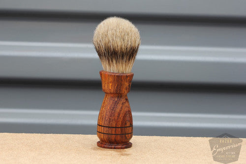 Smithson Handcrafted Cocobolo Dark Wood Shaving Brush