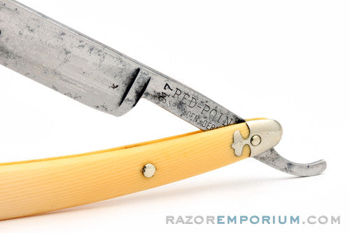 5/8" Red Point 947 Utica Knife & Razor Co. Straight Razor | Solingen, Germany