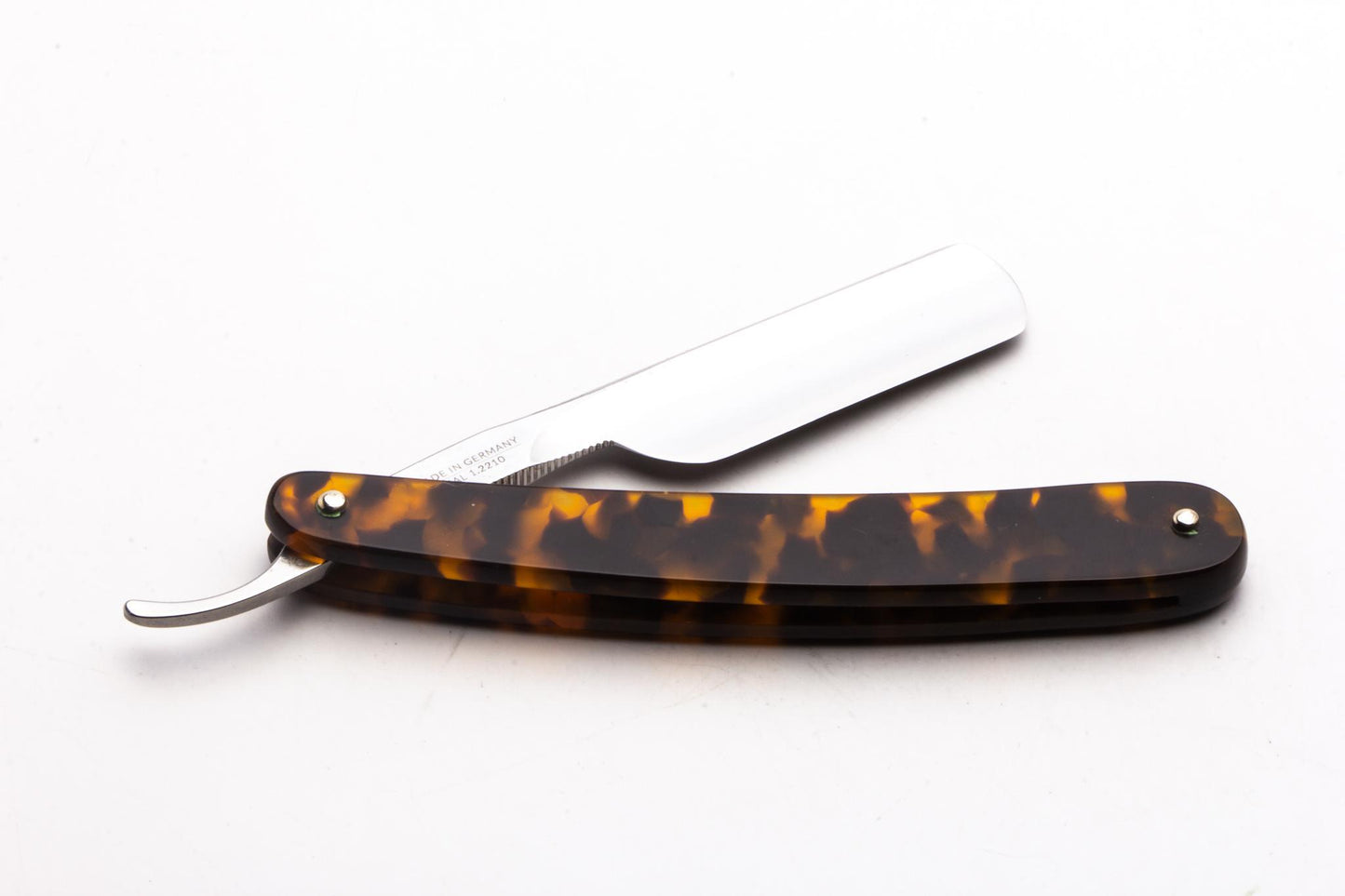 5\8" DOVO Barbarossa Short Round Tip Swedish Steel Hollow Ground Straight Razor