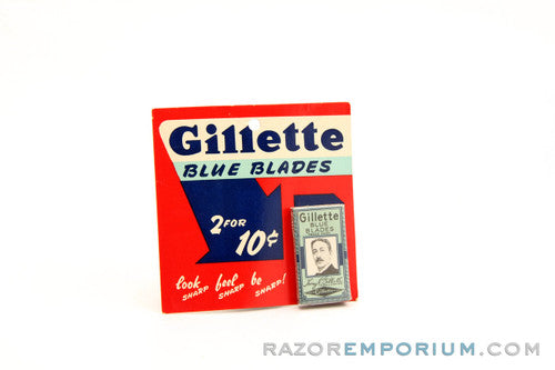Gillette Blue Double Edge (5) - New Old Stock (NOS) Razor Blades