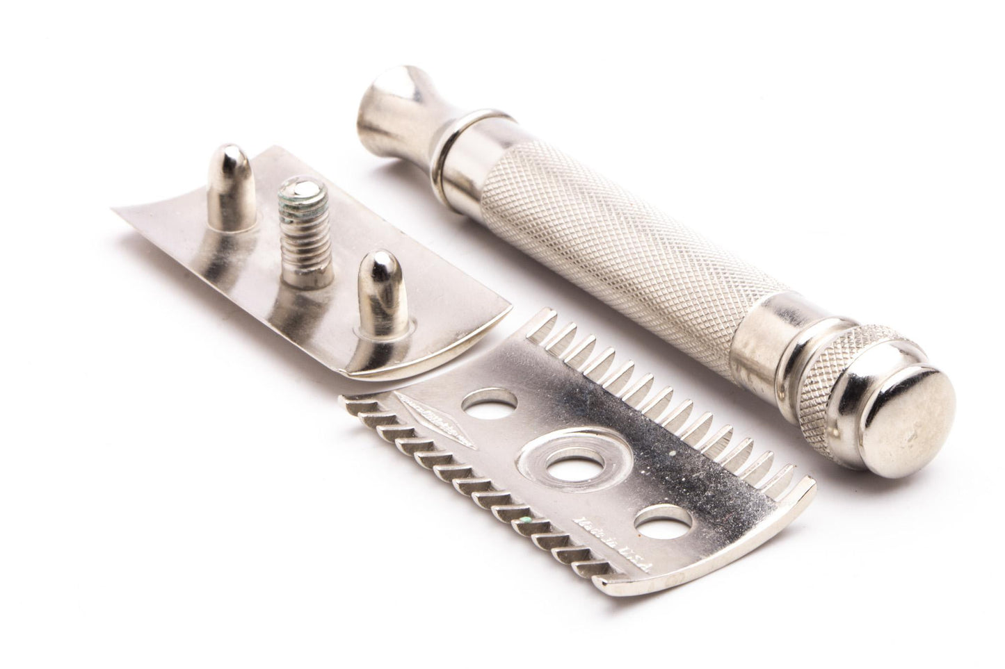 1920's Gillette ABC Pocket Edition Old Type Ball End Safety Razor Set | Original Condition