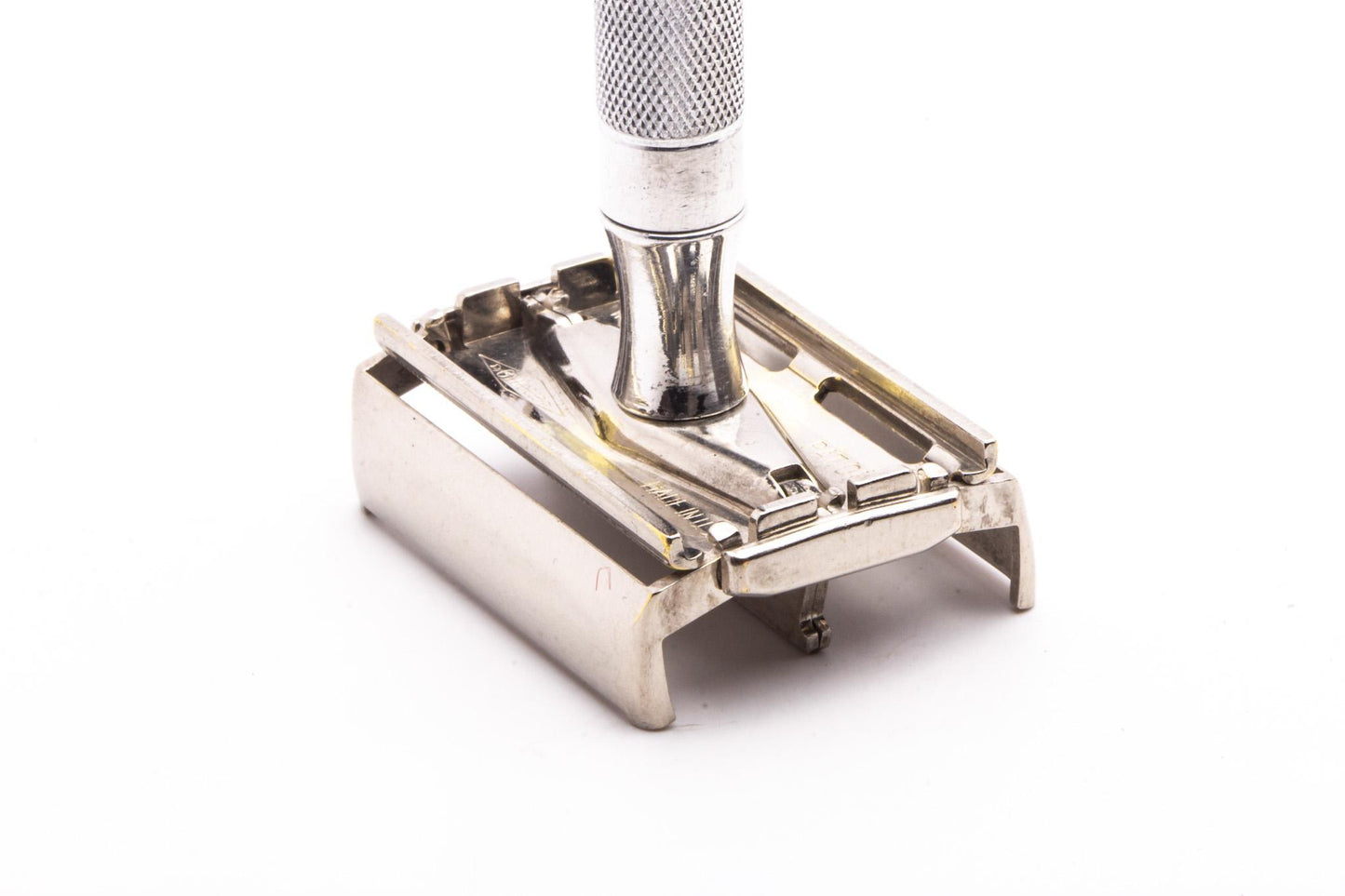 1951 W4 Gillette Black Tip TTO DE Super Speed Safety Razor | Original Condition