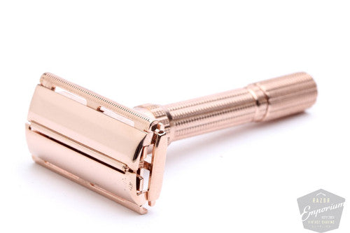 Gillette 1962 Slim Adjustable Safety Razor * Rose Gold Revamp