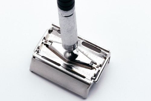 1951 W4 Gillette Black Tip DE Super Speed Safety Razor | Original Condition
