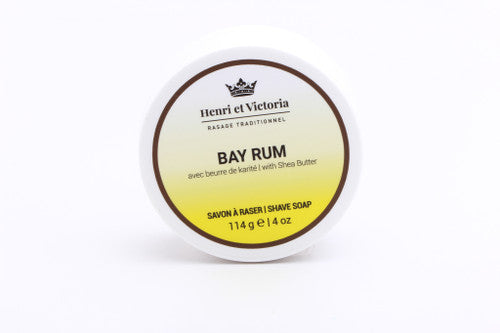 Henri et Victoria Shave Soap | Bay Rum