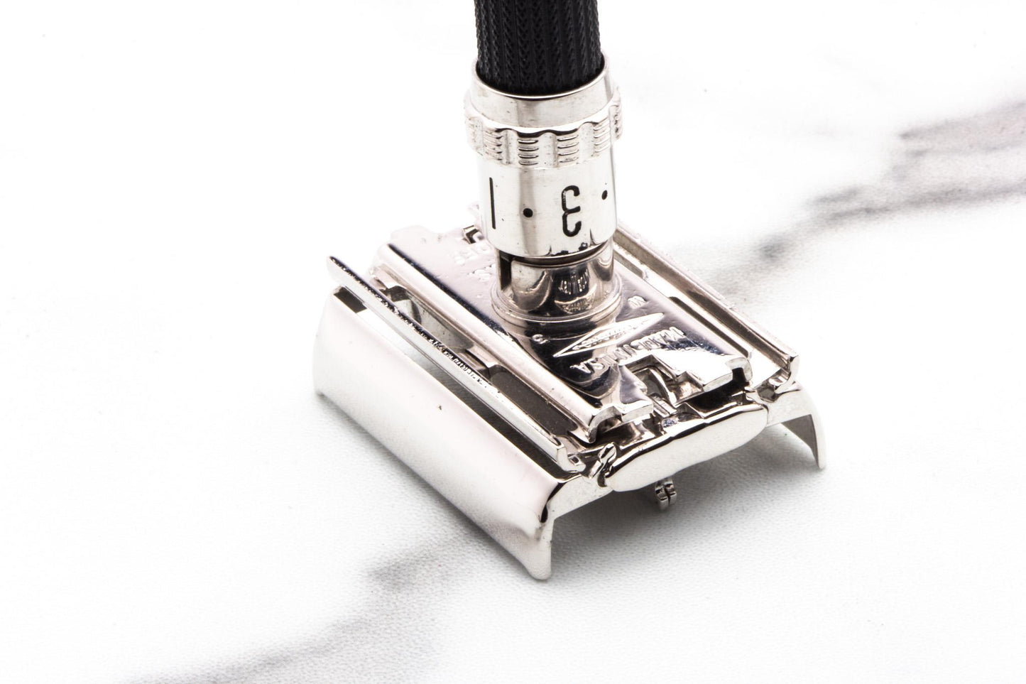1976 W3 Gillette Super 109 Adjustable DE Safety Razor | Rhodium Revamp