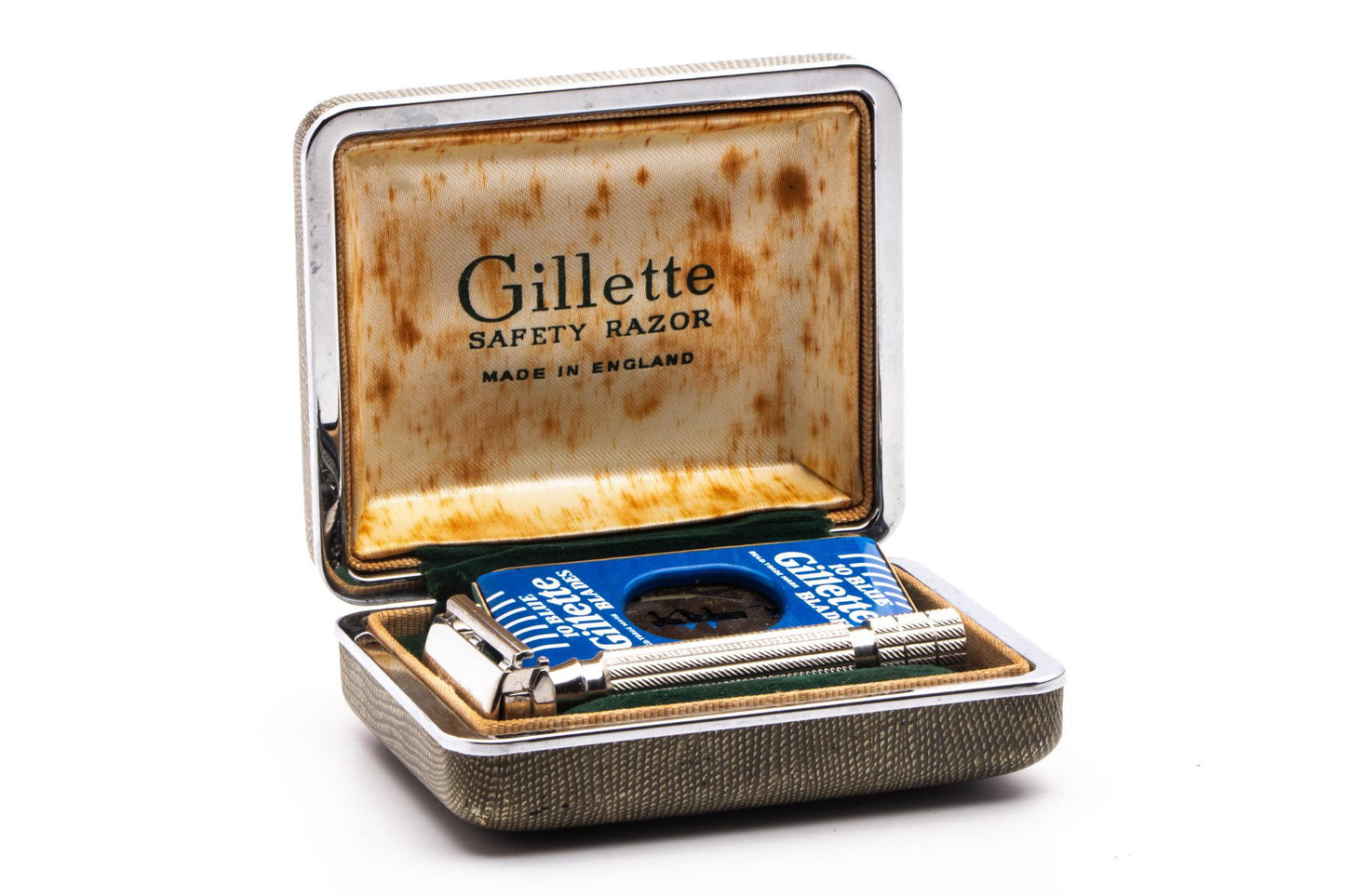 1950's Gillette British Set No 58 Double Edge Razor Set | Original Condition