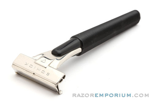 1960s Schick Injector Safety Razor Black Handle