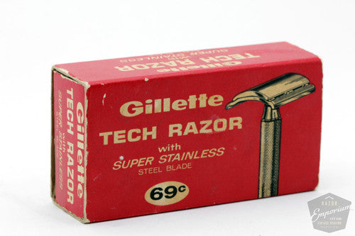 1965-73 Gillette Ball End Tech DE Safety Razor