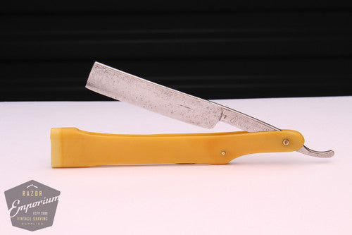 9/16" Geneva Cutlery Hollow Ground | USA w/ Yellow Scales