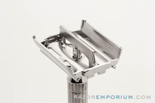 1948-51 TTO Gillette Aristocrat DE Safety Razor Rhodium Revamp
