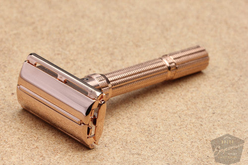 Gillette 1964 Slim Adjustable Safety Razor * Rose Gold Revamp