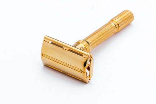 1963 Gillette Slim Adjustable Safety Razor 24K Gold Revamp I3