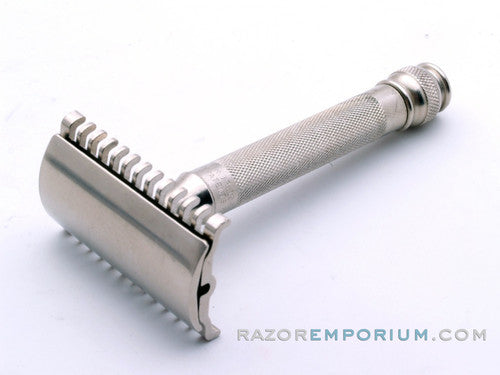 1930's Gillette NEW Ball End Long Comb Safety Razor // Replica handle