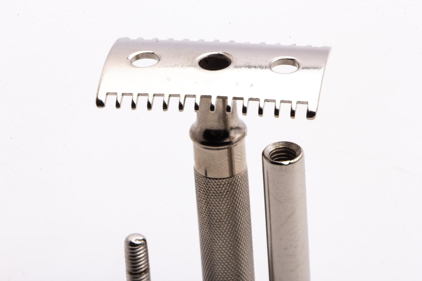 1920 Gillette Silver Single Ring Old Type Set in Metal Case | Factory Nickel Revamp