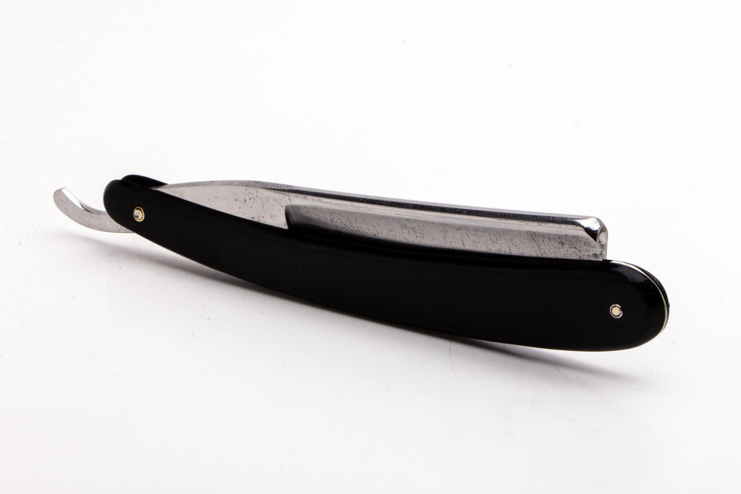 7/8" Filarmonica "Doble Temple" #14 Black Straight Razor w/ Coffin | Spain