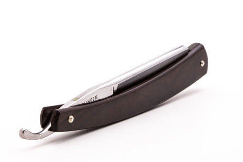 6/8" Ralf Aust American Tip Straight Razor - African Blackwood Scales