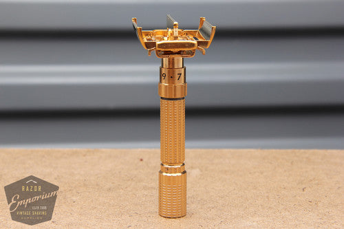Gillette 1961 Executive Adjustable DE Safety Razor D3 w/ original packaging