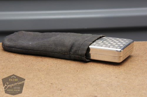 Gillette 1920 Basketweave Pocket Edition - Old Type DE Razor Set