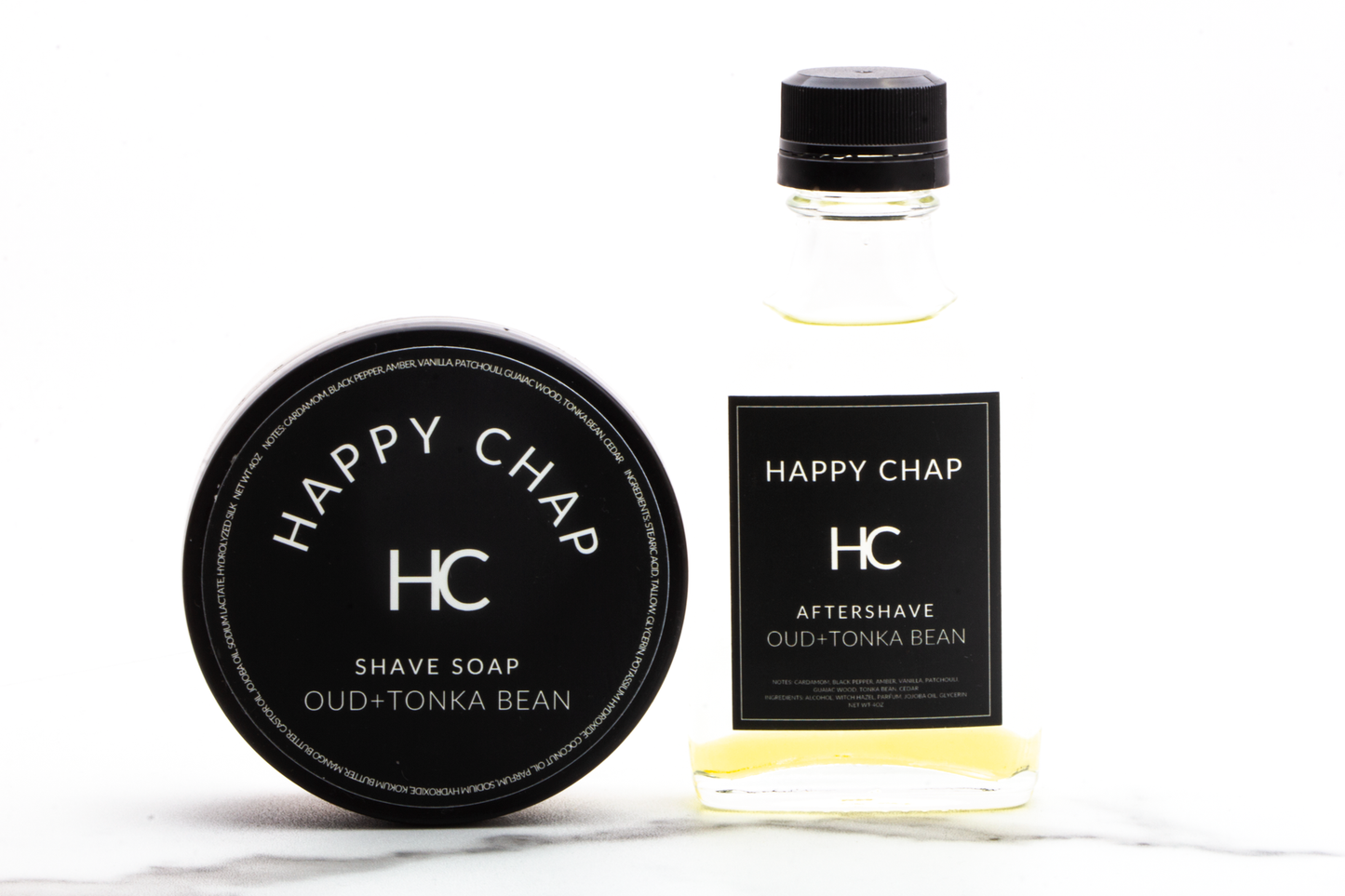 Happy Chap | Oud + Tonka Bean Shave Soap