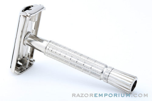 1960 Gillette Flare Tip Regular Super Speed Safety Razor Nickel Revamp