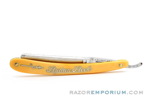 5/8" Styrian Steel F.H. Loeffler Co Straight Razor | Rochester, NY