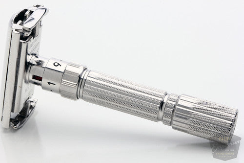 Gillette 1959 Fatboy Adjustable Double Edge * Rhodium Revamp