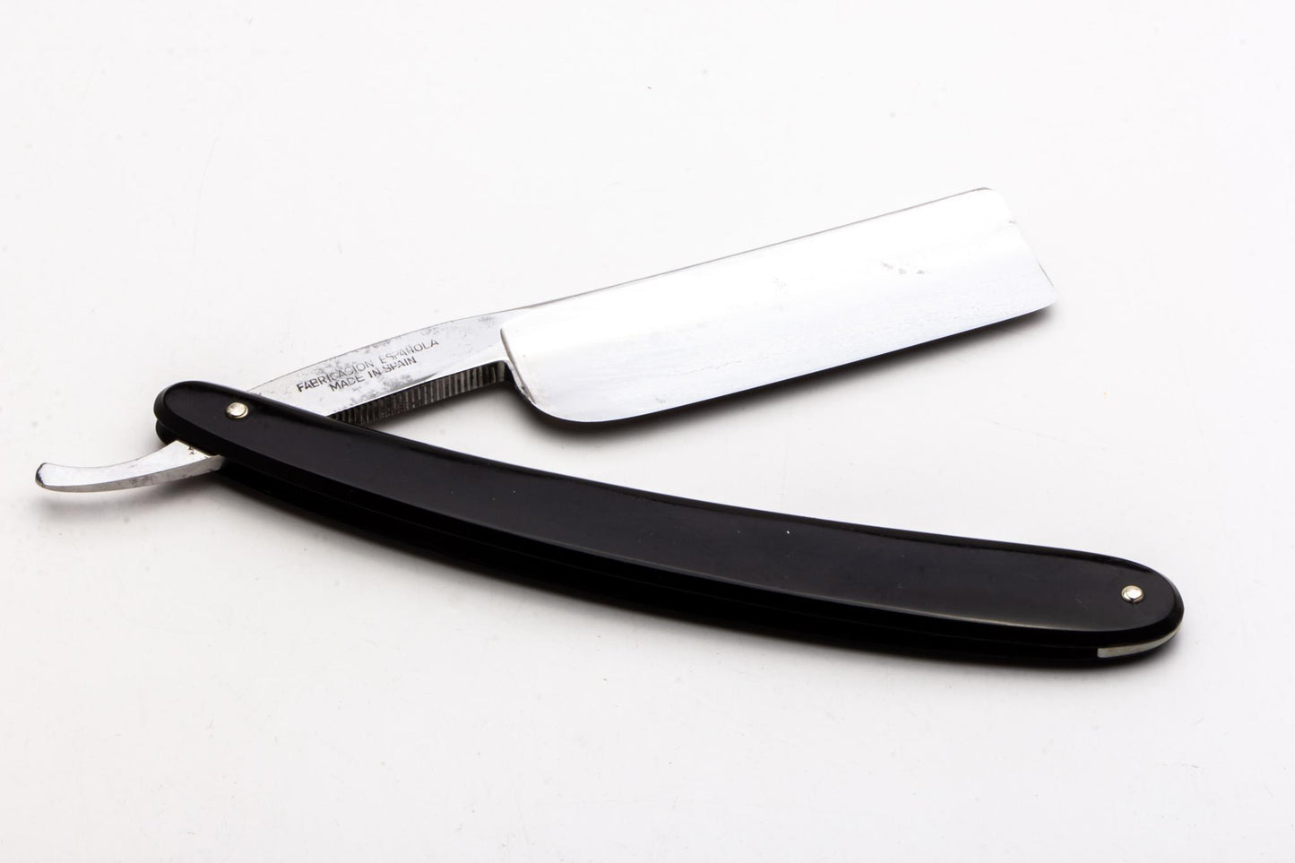 7/8" Filarmonica "Doble Temple" #14 Black/Blue Straight Razor w/ Coffin | Spain