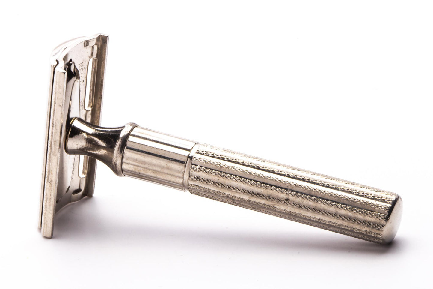 1940's Gillette Fat Handle Tech Three Piece Double Edge Safety Razor | Original Condition