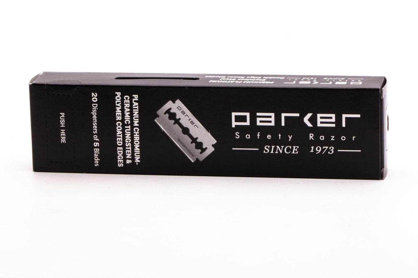 Parker Premium Platinum Stainless Steel Double Edge Razor Blades