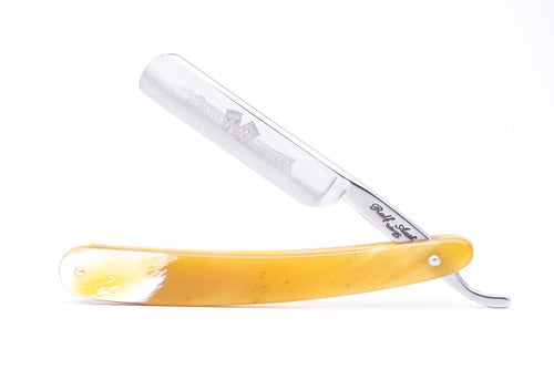 5/8" Ralf Aust Round Tip Straight Razor | Horn Scales Used
