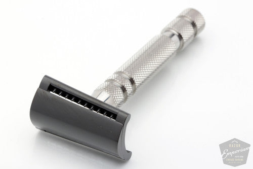 iKon Stainless Steel DLC Slant Razor