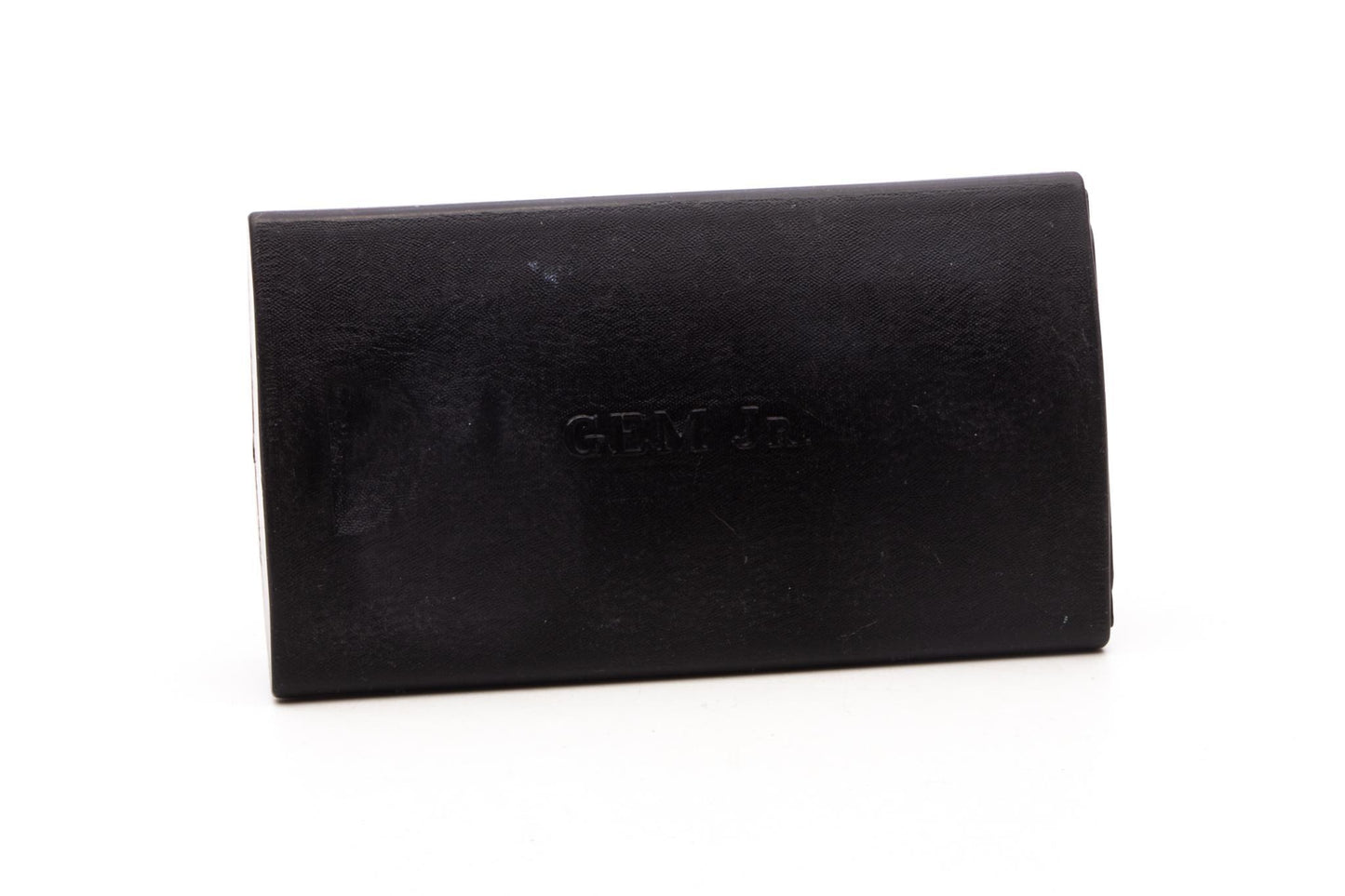 1940's Gem Junior Single Edge Safety Razor Set with Black Slide Case | Original Condition